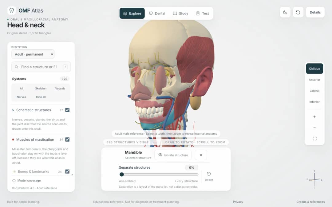 Prévia de Oral & Maxillofacial Atlas