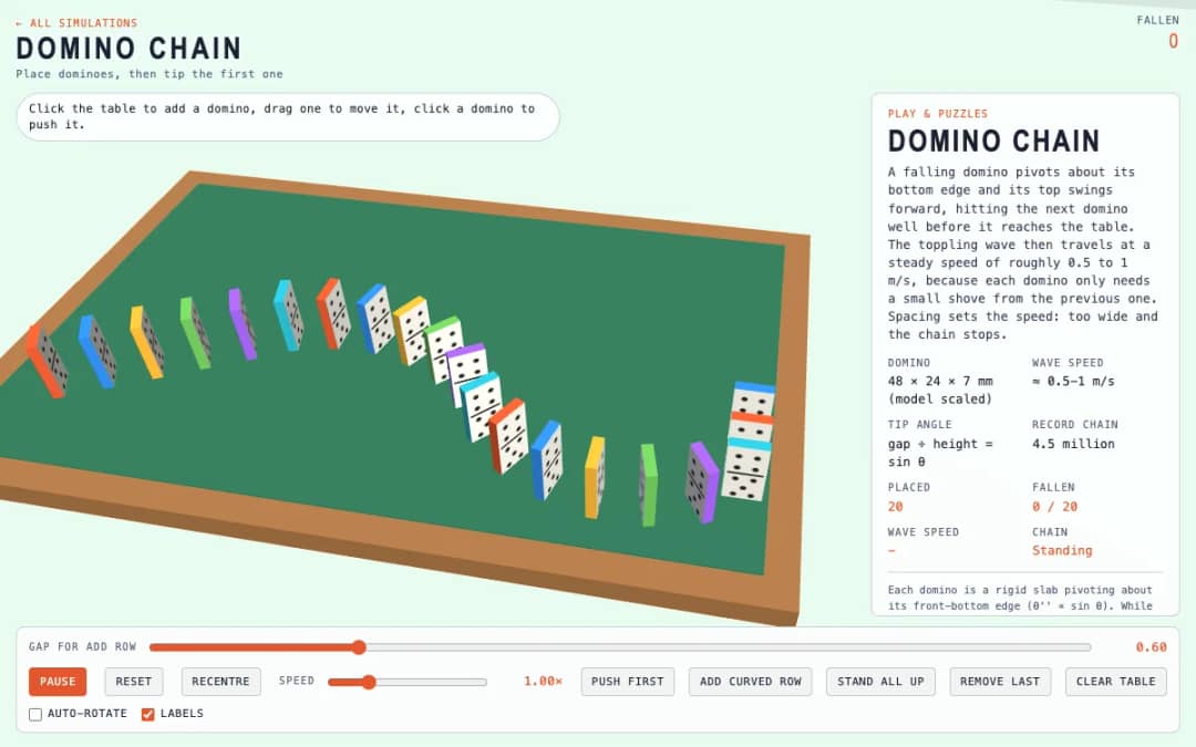 پیش‌نمایش Domino Chain