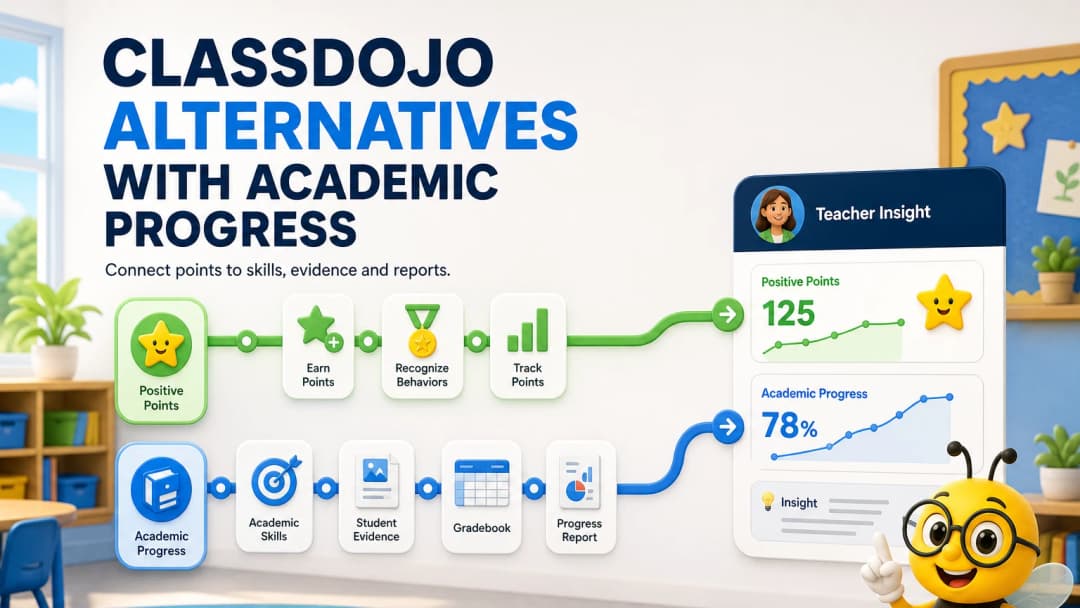 Classroom behaviour points connected to skills, grades and academic progress