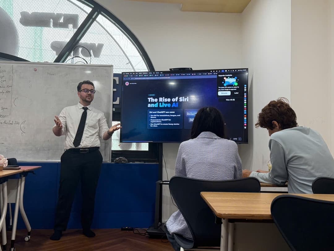 AI and EdTech for Classroom Practice — Ben Oxford Hub teacher-training photo