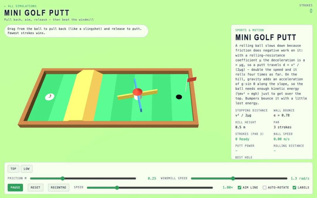 ការមើលជាមុន Mini Golf Putt