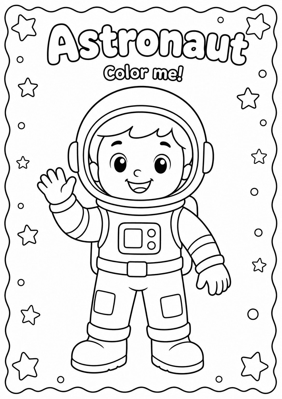Astronaut Coloring Pages