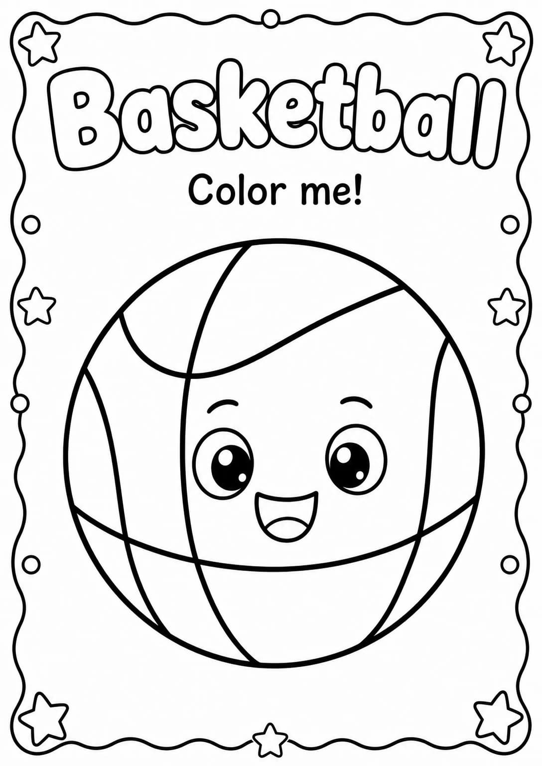 Basketball Coloring Pages