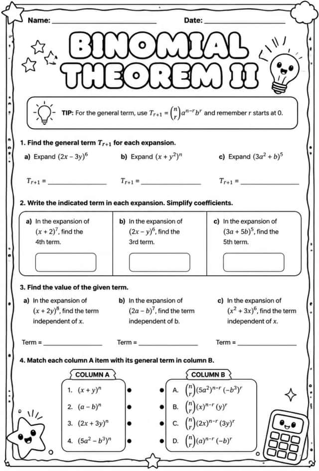 Binomial Theorem II