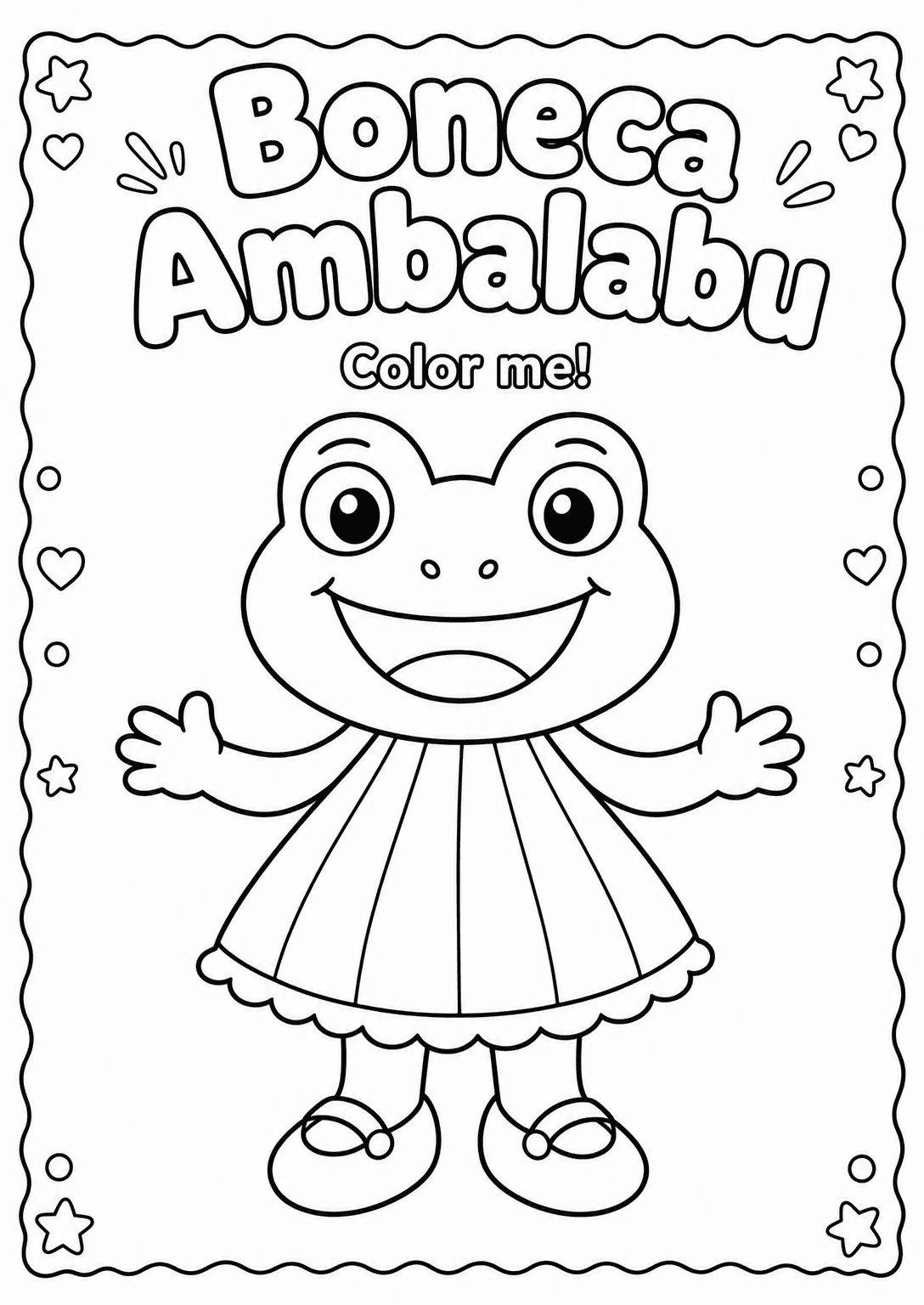 Boneca Ambalabu Coloring Pages