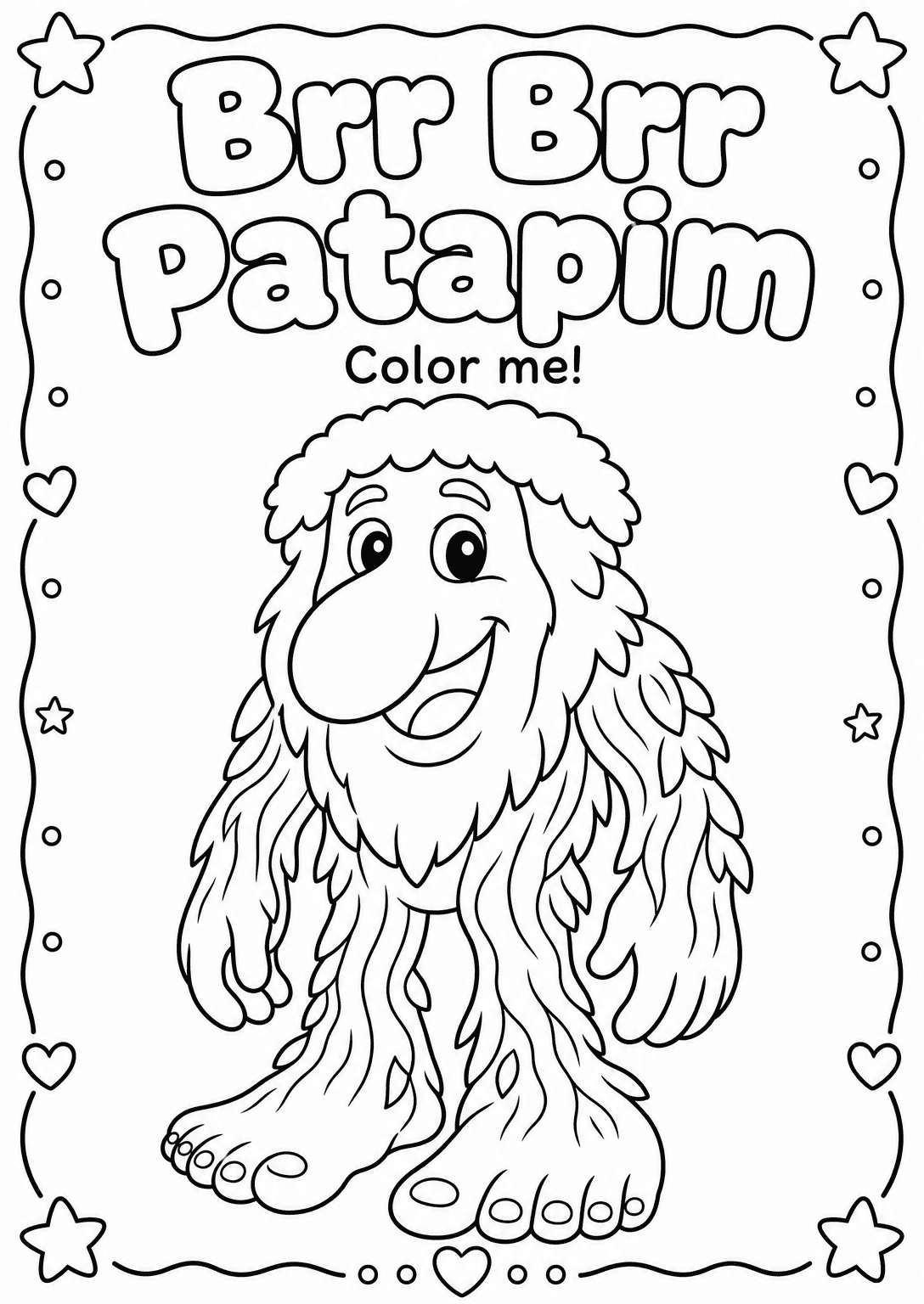 Brr Brr Patapim Coloring Pages