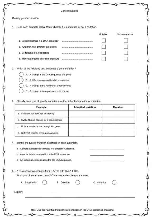 Classify genetic variation