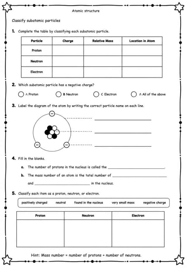 Classify subatomic particles