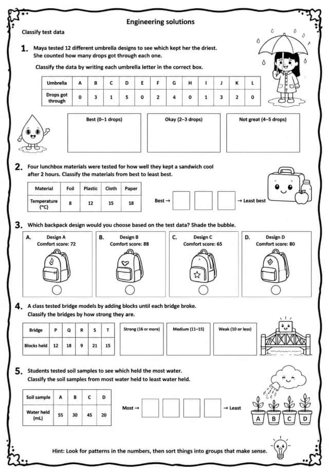 Classify test data