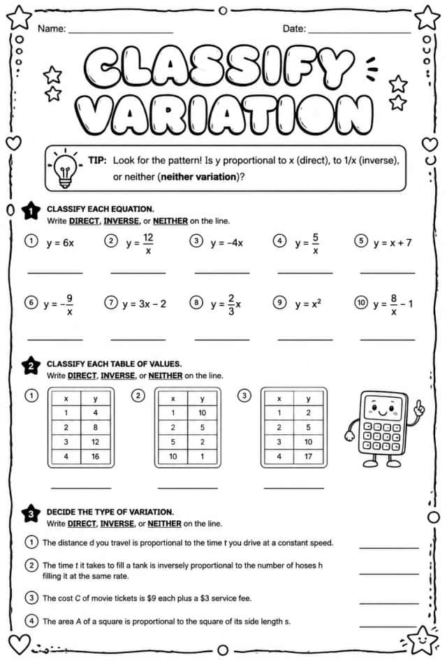 Classify variation