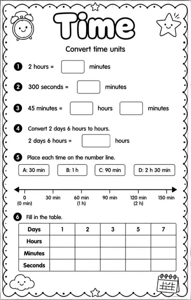 Convert time units