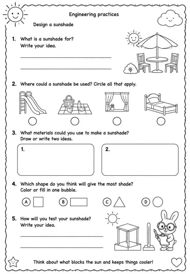 Design a sunshade