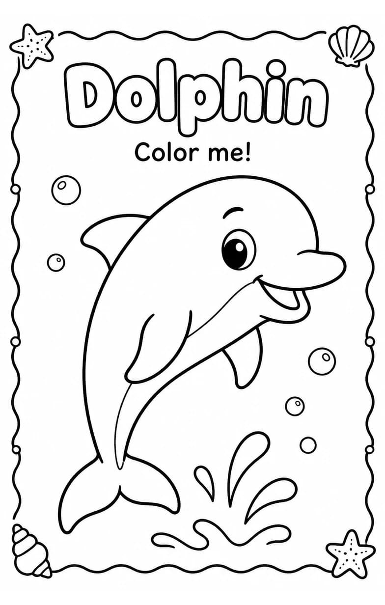Dolphin Coloring Pages