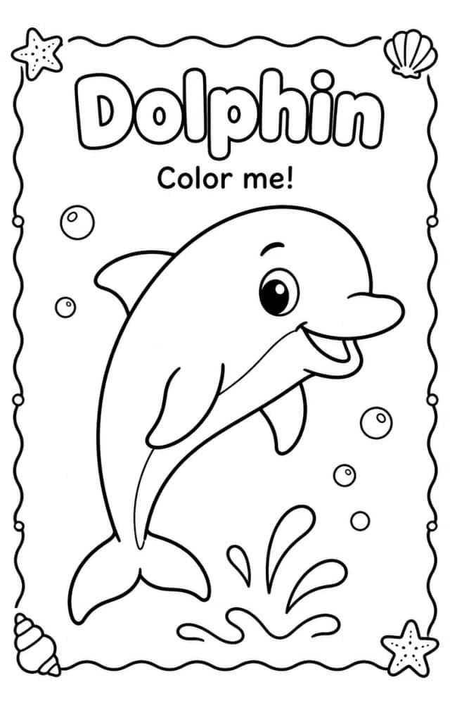 Dolphin Coloring Pages
