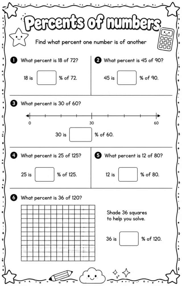 Find what percent one number is of another