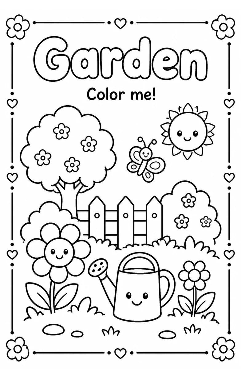 Garden Coloring Pages