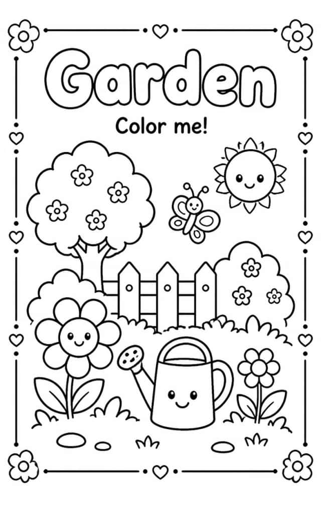 Garden Coloring Pages