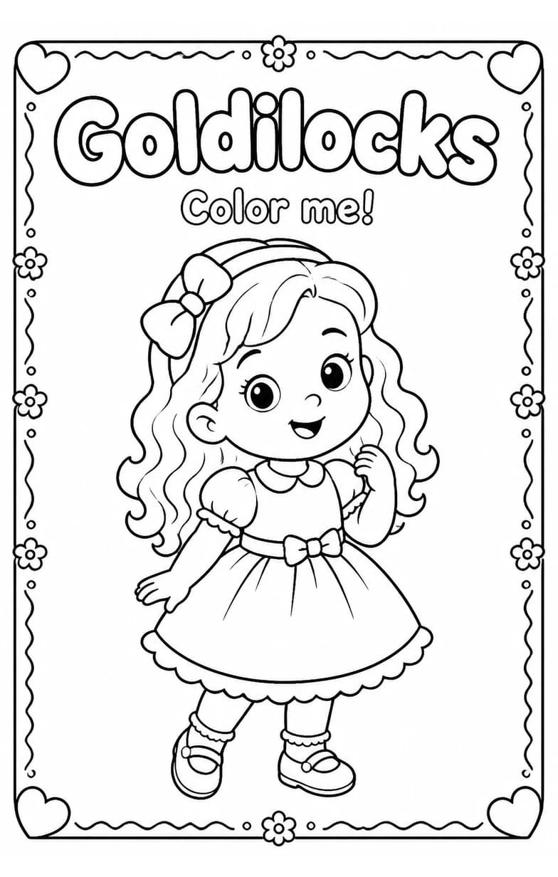 Goldilocks Coloring Pages