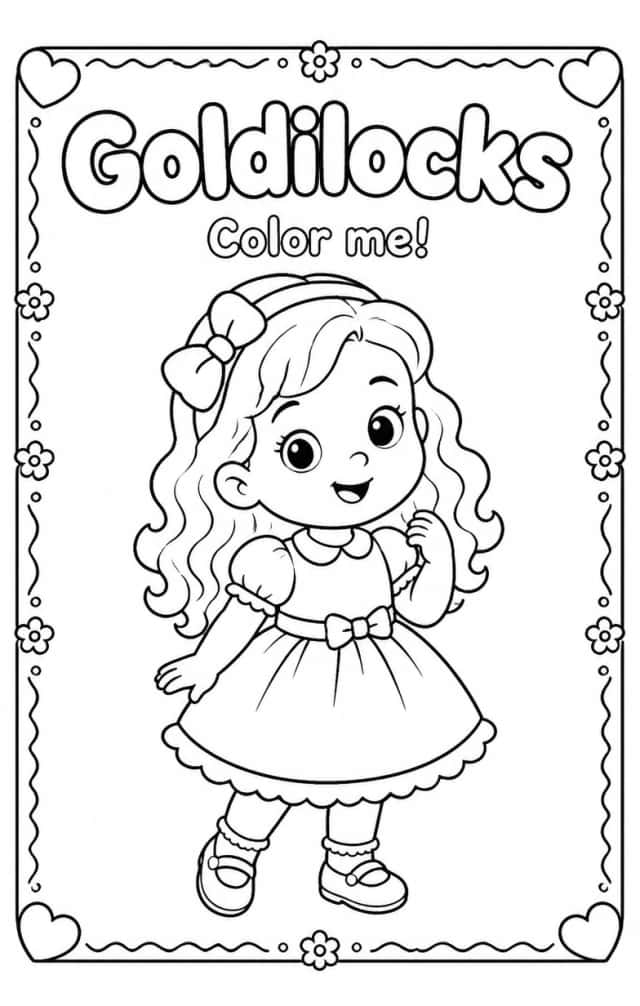 Goldilocks Coloring Pages