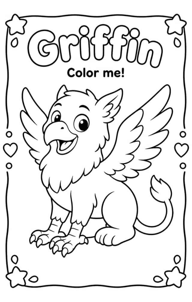 Griffin Coloring Pages