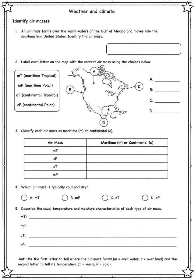 Identify air masses