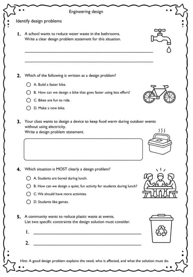 Identify design problems