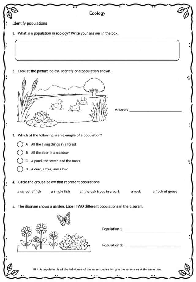 Identify populations