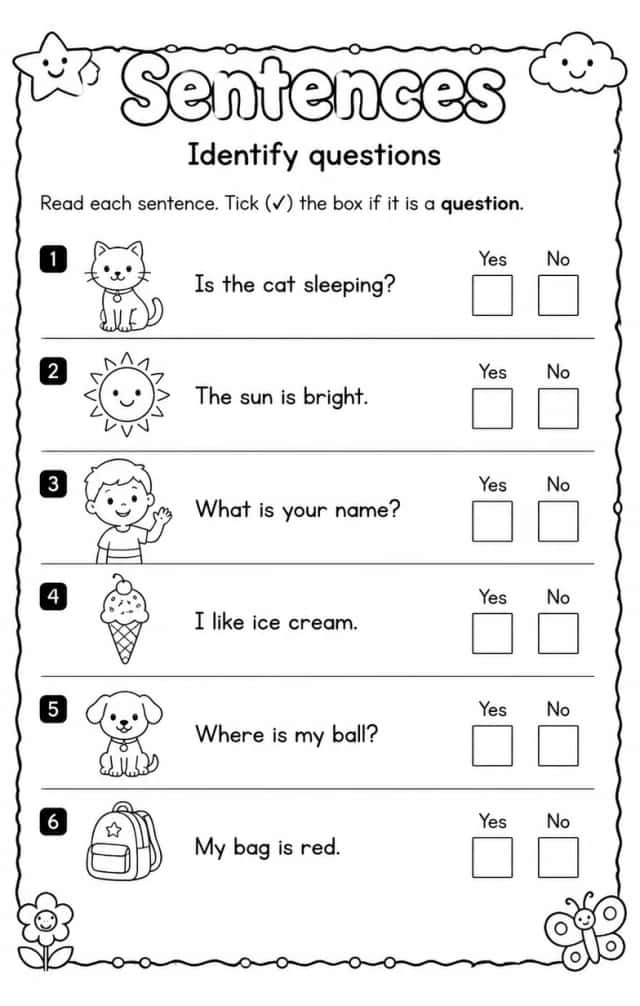 Identify questions