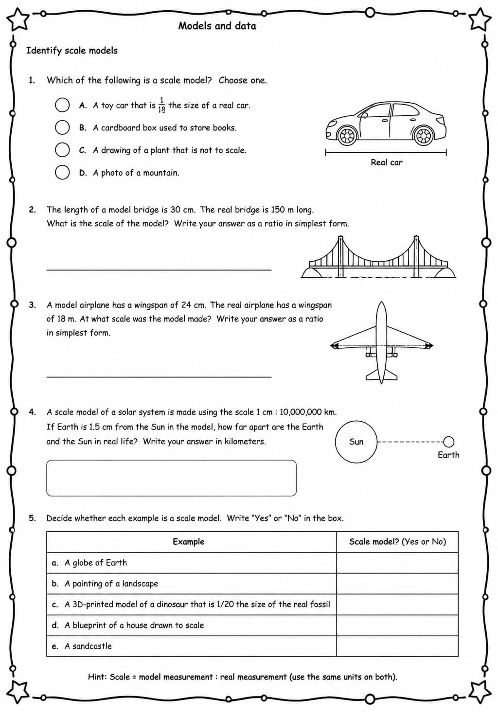 Identify scale models