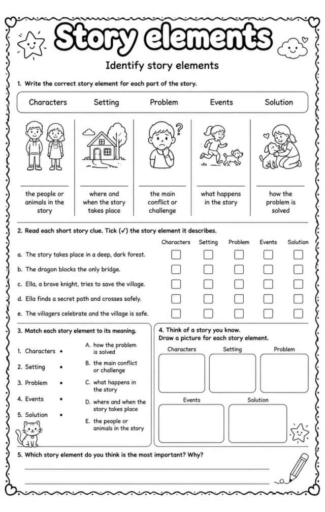 Identify story elements