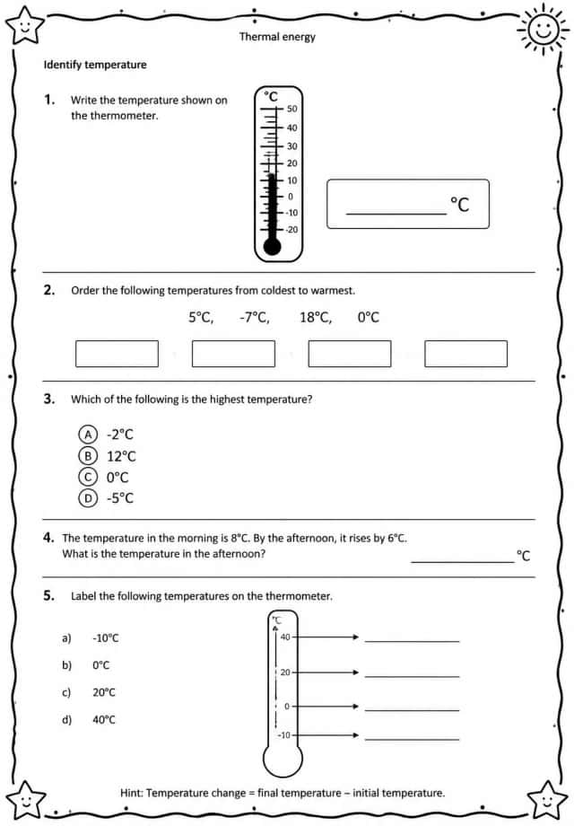 Identify temperature