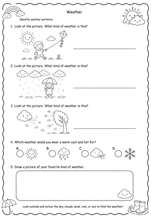 Identify weather patterns
