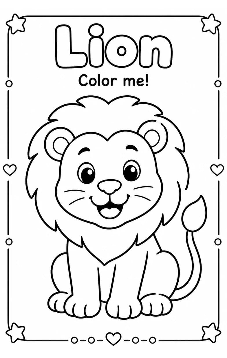 Lion Coloring Pages