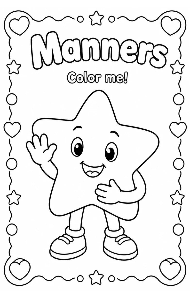 Manners Coloring Pages