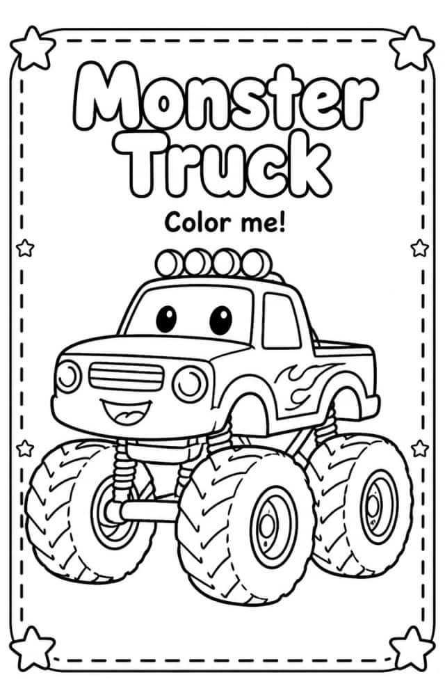 Monster Truck Coloring Pages