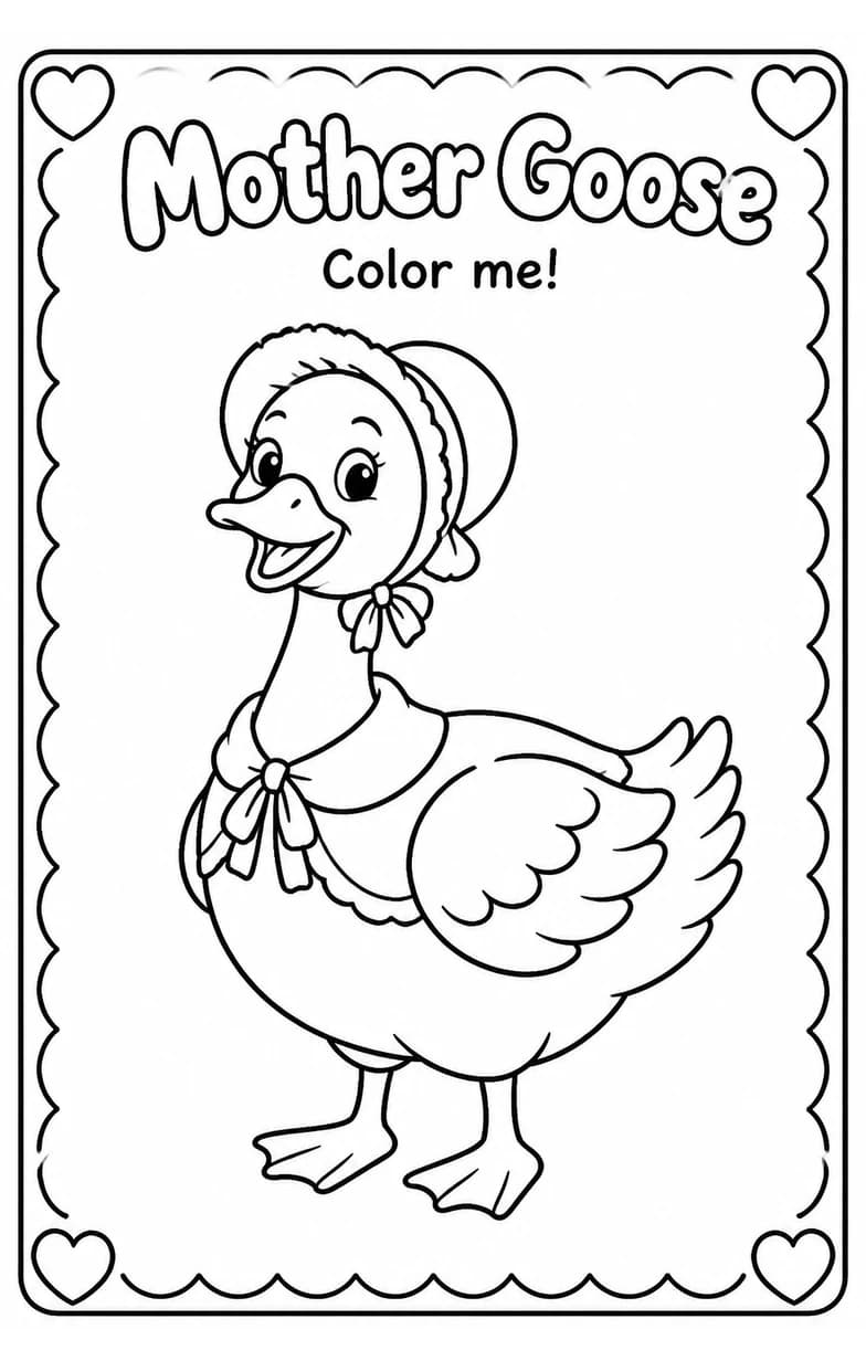 Mother Goose Coloring Pages