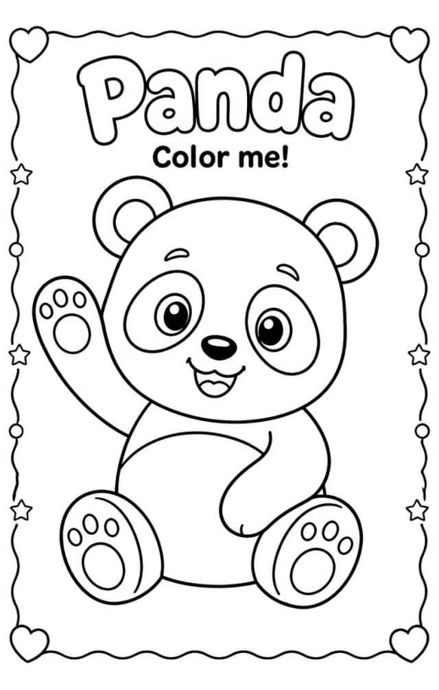 Panda Coloring Pages