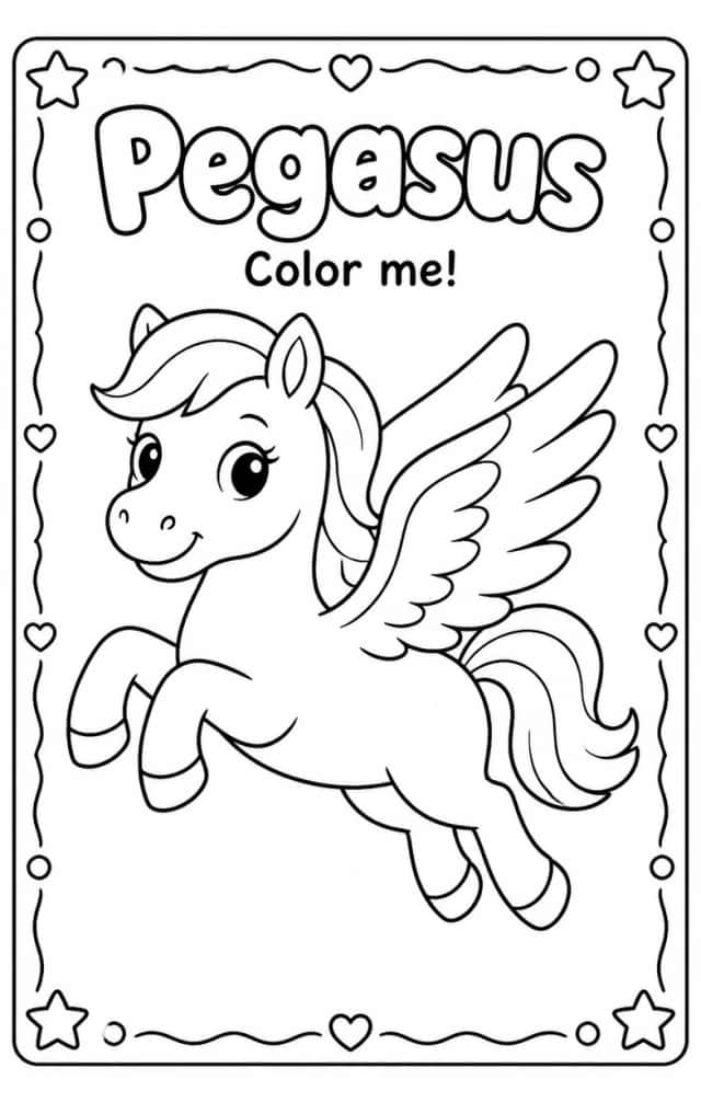 Pegasus Coloring Pages