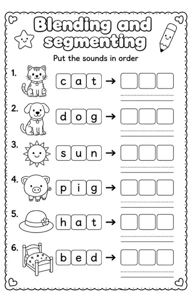 Put the sounds in order