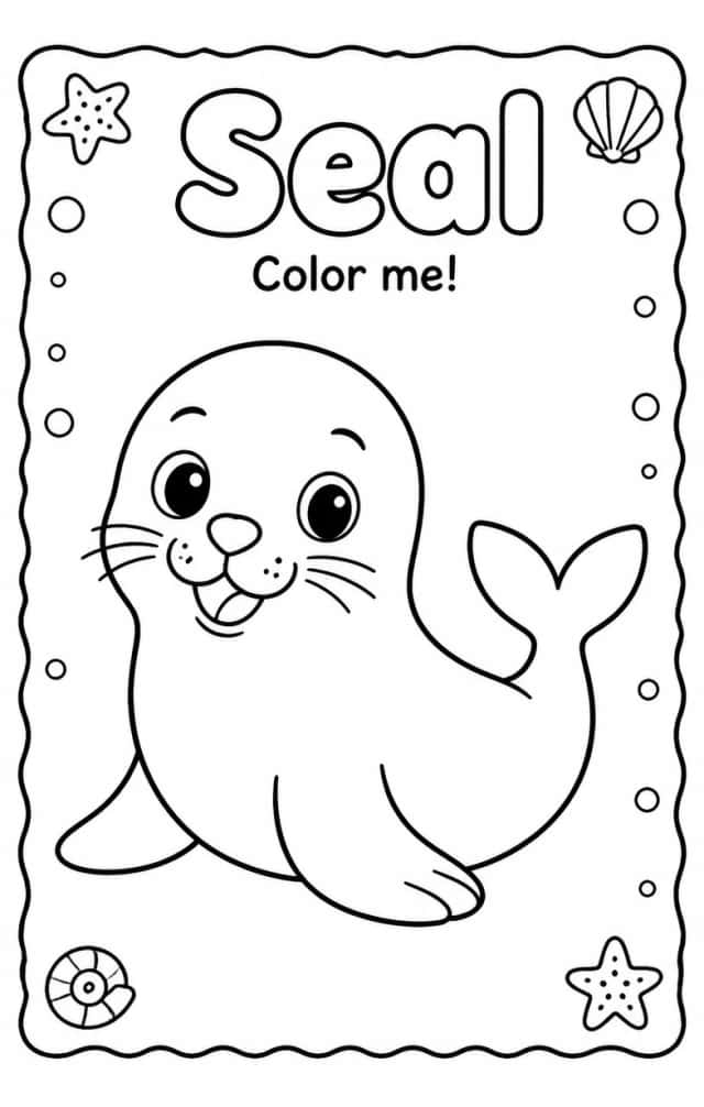 Seal Coloring Pages