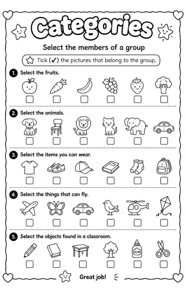 Select the members of a group