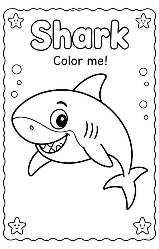Shark Coloring Pages