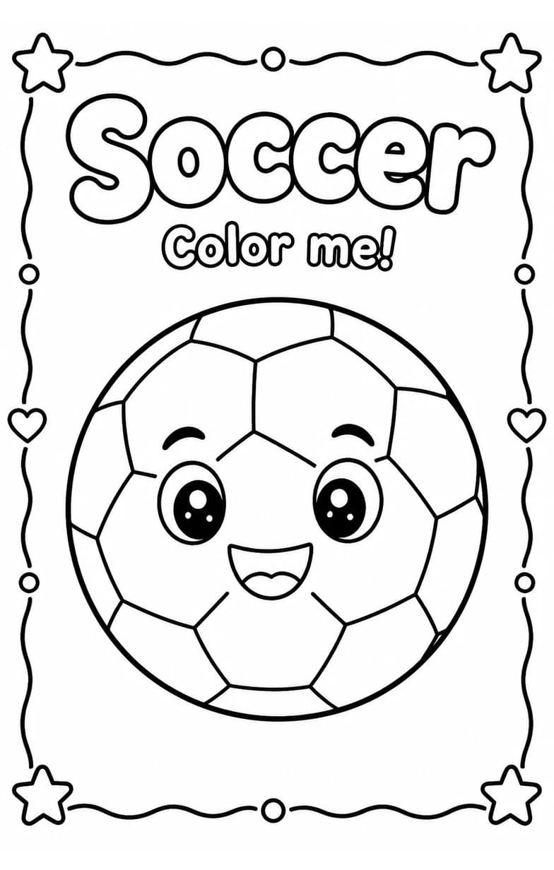 Soccer Coloring Pages