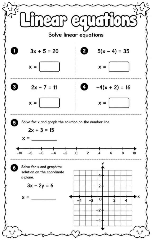 Solve linear equations