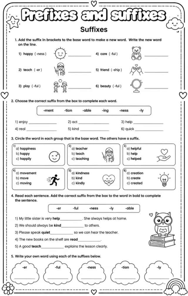 Suffixes