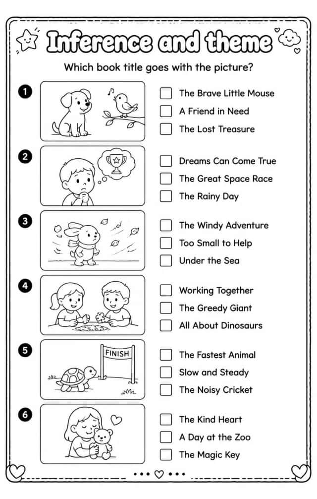 Which book title goes with the picture?