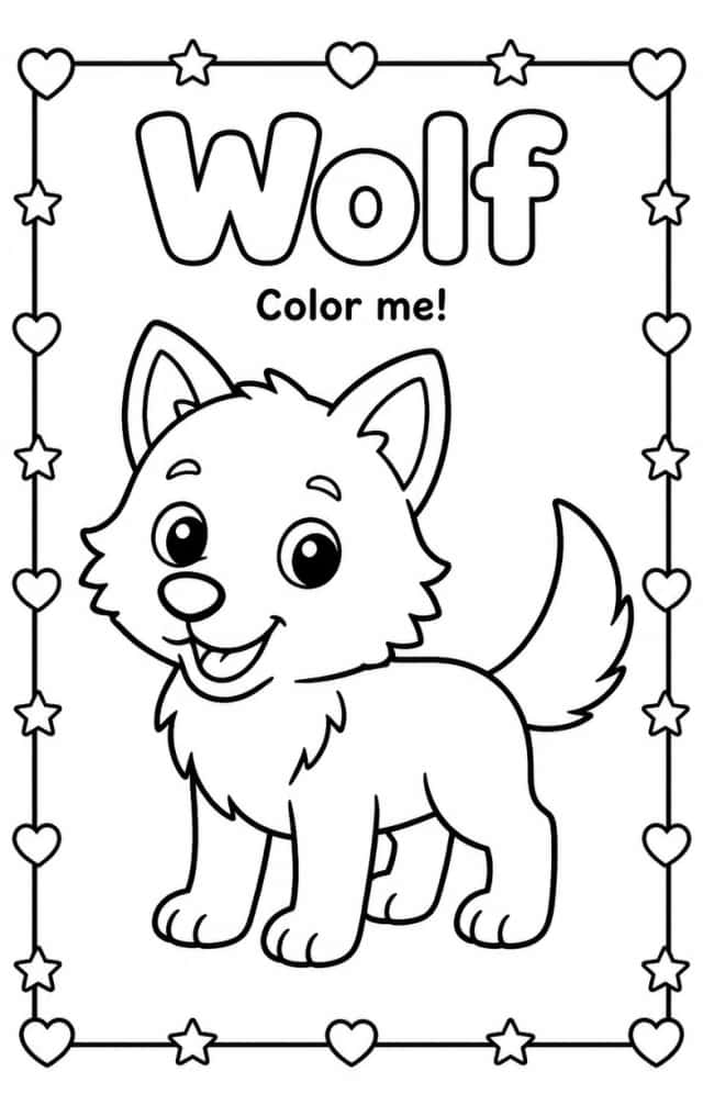 Wolf Coloring Pages