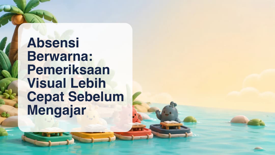 Guru memeriksa kartu siswa ClassSpark berwarna zamrud amber merah dan abu-abu