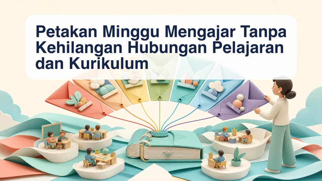 Guru menghubungkan tujuh pelajaran mingguan dengan satu kurikulum dan jadwal kelas