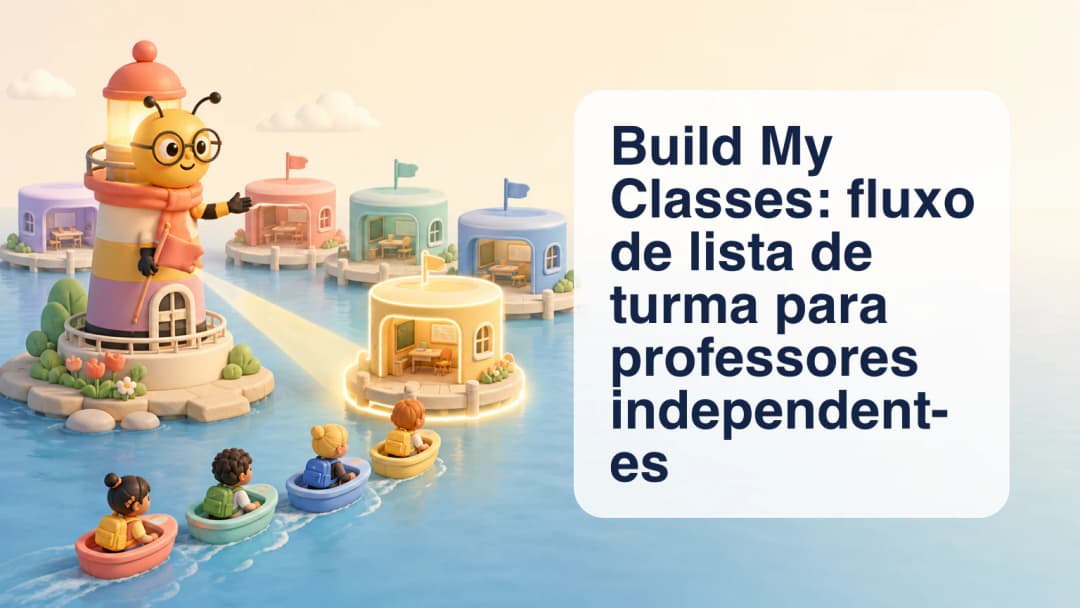 Professora independente organizando um aluno por linha na lista de uma turma selecionada